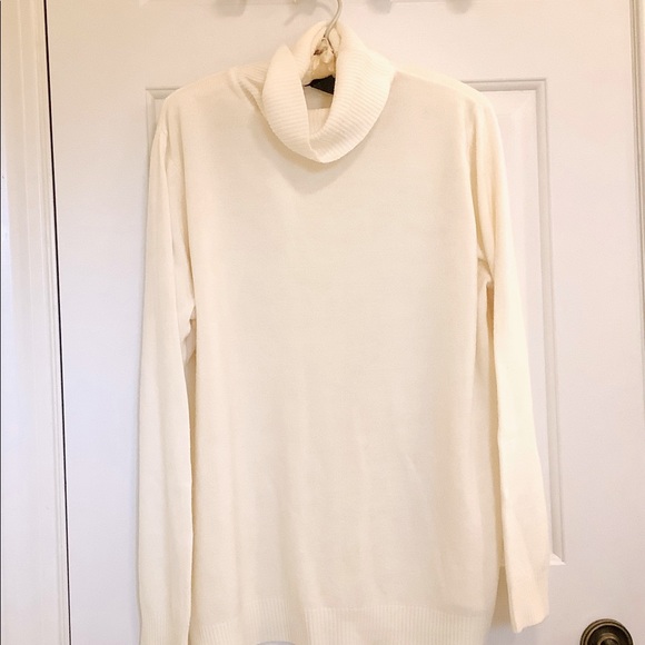 Cowl Neck Long Sleeve Sweater by redoute - Picture 3 of 8